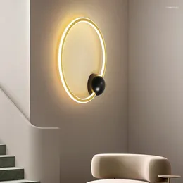 Wall Lamp Nordic Corridor Bedroom LED Bedside Light Modern Simple Living Room Stair