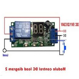 Integrated Circuits 5v/12v/24v LED Infinite Cycle Delay Time Timer Control Relay ON OFF Switch Kefuv
