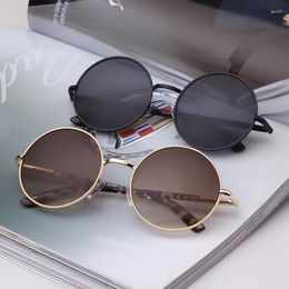 Sunglasses Vintage Round Punk Acetate Optical Glasses Frames Men Handmade High-Grade Spring Leg Women Punkfashion Eyeglasses