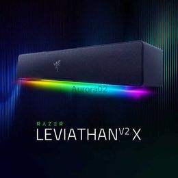 Computer Speakers Razer Leviathan V2 X Gaming Soundbar Compact Design - Chroma RGB - Bluetooth 5.0 - for PC Desktop/Laptop Smartphones Tablets YQ231103