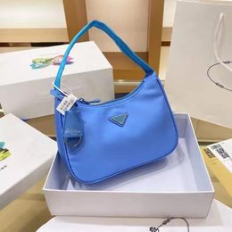 2023 bags women Shoulder Bag fashion Luxurys handbags high-capacity armpit Baguette Nylon handbag personality Minority Macarone color Versatile style good