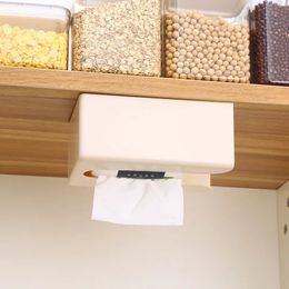 Tissue Boxes Napkins Toilet tissue box Perforationfree household living room storage Wallmounted bathroom holder for 231108