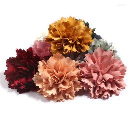 Hair Accessories 120Pcs 10cm 3.93" Big Boutique Chiffon Flower Cute Flowers For Headwear Home Decoration