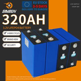 3.2V 320AH Lifepo4 Battery Grade A LFP 310Ah 12V 24V 48V Rechargeable Battery Pack Deep Cycles for Boats Campers Yacht Golf Cart