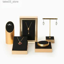 Jewelry Boxes New jewelry display rack ring pendant jewelry rack metal Earring Display Rack creative display jewelry props Q231109