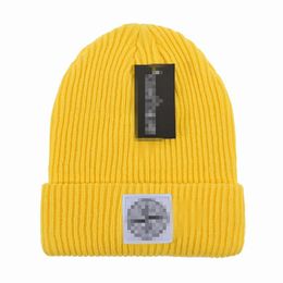 New Classic wool woven hat Arc de Triomphe women designer Beanie cap Men's cashmere knit hat Winter warm hat B-18