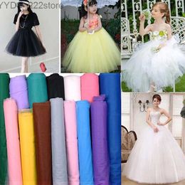 Fabric 160cm Width Middle Hard Tulle Mesh Fabric DIY For Wedding Dress Skirt Yarn Cloth Fabric Decoration P144 YQ231109