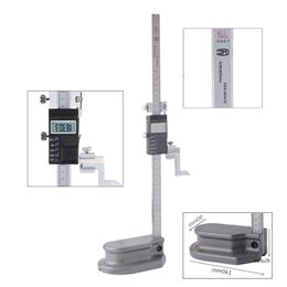 Freeshipping 12" 0-300mm /001 Electronic Digital Height Gauge Large Screen Stainless Steel Calipers Inch/MM ABS Measurement Kbcrv