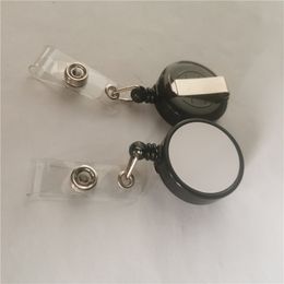 sublimation blank plastics Badge reel hot transfer printing materials