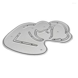 Gift Wrap 448B Mother Holding Baby Metal Cutting Dies Stencil DIY Scrapbooking Embossing Tool Paper Card Festival Template Mold