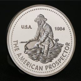 Arts and Crafts Western Gold Digger Silver Coin
