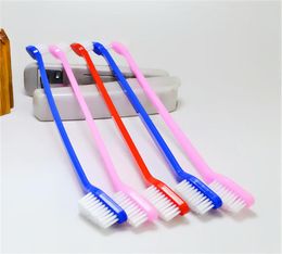 Pet Doubleheaded toothbrush Dog Cleaning brush Cat Massage brush Pet Products for Dogs Pets Oral Care1887104