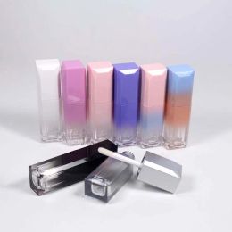 wholesale 5ml Gradient Colour Lipgloss Plastic bottle Containers Empty Clear Lip gloss Tube Eyeliner Eyelash Container Classic