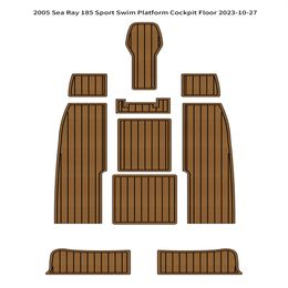 2005 Sea Ray 185 Sport Swim Platform Cockpit Pad Boat EVA Foam Teak Flooring Mat With Good Quality