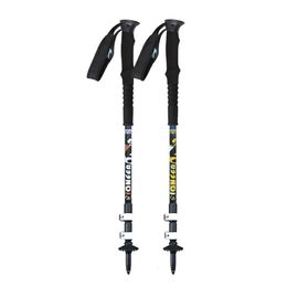 Ski Poles Lightweight Aluminium Alloy External Lock 3-Section Cane Ski Pole Hiking Mountaineering 7075 P710 231109