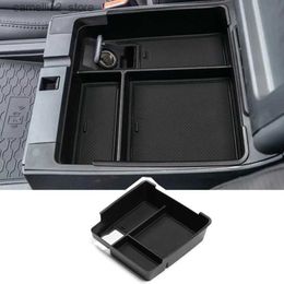 Car Organiser Car Centre Console Armrest Storage Box Organiser Tray Fit for Nissan Frontier 2022 2023 Multifunctional With Non-slip Mat Black Q231109