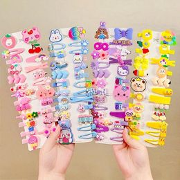 Hair Accessories 14pcs Cartoon Clip For Baby Side Bang Bobbypins Fragment Hairpins Headwear Girl Accessoires