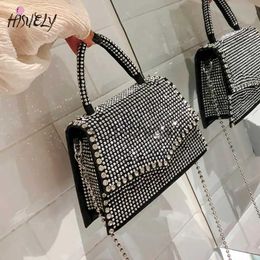 Evening Bags 2023 Diamond Flap Small Tote Bag New Quality PU Leather Women Purses and Handbag Luxury Chain Shoulder Messenger Bag Travel Bag J231109