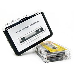 Freeshipping USB20 Portable Tape to PC Super Cassette To MP3 Audio Music CD Digital Player Converter Capture Recorder Headphone Gxwai