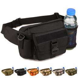 Waist Bags Multifunction Pack Casual Waterproof Belt Bag Men Money Purse Military Hip Bum Small Pouch Unisex Y116