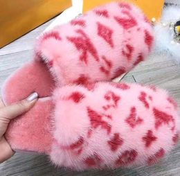 Designers Pool Pillow Mules Women Sandals Sunset Paseo Flat Comfort Mules Letters Flowers Floral Slippers Slides fury lamb slide warm mink mule size 35-40 pink