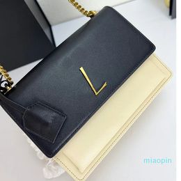 2024-Single Shoulder Bag Designer Bag Womens Envelope Flap Single Shoulder Crossbody Caviar Gold Chain Classic Flap Luxury Handbag