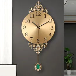 Wall Clocks Clock Simple Creativity Living Room Home European Style American Decorative