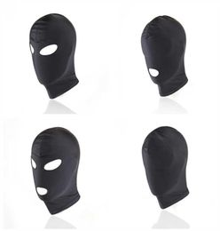 BDSM Gay Toys Fetish Mask Bondage Hood Adult Games Elastic Fabric Full Head Restraint Sex Mask Hood Erotic Sex Toy For Women Men Q3926996