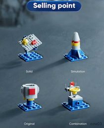 Blocks DIY Spacecraft Building Block Toys Centre Model Set Toys for Children Boys Christmas Gift R231109