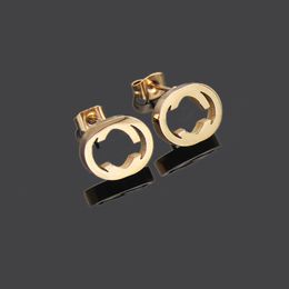 3 colors earring studs hoop earrings gold silver plated earings circle stud earrings jewelry alphabet arrings delicate earings stud set gift 1