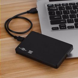 Freeshipping 25 Inch USB HDD Case Sata to USB 20 Hard Drive Disk SATA External Enclosure HDD Hard Drive Box With USB Cable free shipp Rhdm