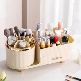 Storage Boxes Transparent Makeup Box Luxurious Dustproof Drawer Design Fashionable High Capacity Cosmetics For Large Collections