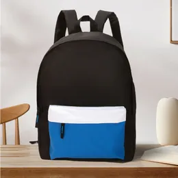 Backpack Leisure Men And Women Simple Canvas Schoolbag Large Capacity Middle School Computer Travel Bag Wholesale