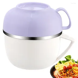 Bowls Microwave Ramen Cooker Anti-scalding Rapid Noodles Multifunctional Large Soup Mugs Sets And Quick