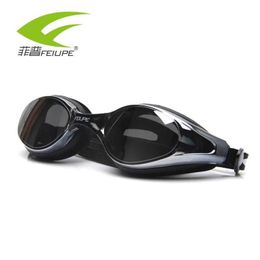 Goggles Men's women's professional swimming goggles fog anti UV high-definition adjustable diving adult shower glasses P230601