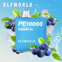 Elf World PE10000 Mesh Coil Ecigs Fruit E Liquid and Battery Indicator Disposable Vape Bar Pi9000 Pi7000 Rechargeable