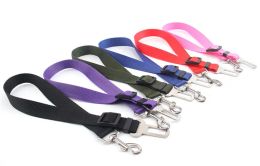 Vehicle Car Pet Dog Seat Belt Puppy Car Seatbelt Harness Lead Clip Pet Dog Supplies Safety Lever Auto Traction Products ZZ