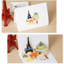 Greeting Cards Blessing Card Charming Paper Bright-colored Unique Beautiful Piano Shape