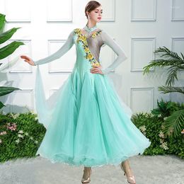 Stage Wear Ballroom Dancing Dresses Women 2023 High Quality Waltz Skirt Adult Competition Dance Dress