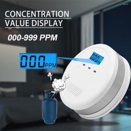 Display Natural Gas Sensor Combustible Household Tuya Smart LPG Air Alarm Detector Leakage Temperature Detectors