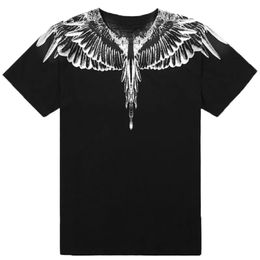 fashion brand mb short sleeve marcelo classic jersey burlon phantom wing t-shirt Colour feather lightning blade couple half t-shirtU7OV