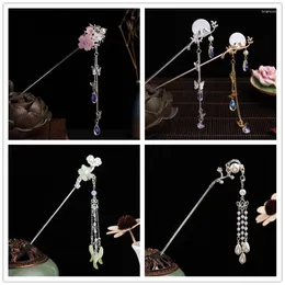 Hair Clips Ancient Hairpin Accessories With Tassel Step Shake Style Super Immortal Ornament Simple Retro Hanfu