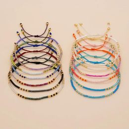Strand Minimalist Design In A Niche Bohemian Style MGB Colorful Rice Bead Handmade Beaded Women's Bracelet