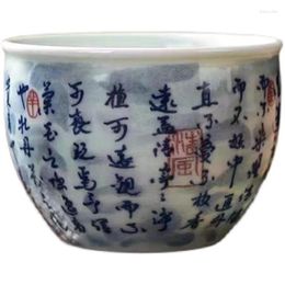 Tea Cups Antique Ceramics Blue And White Jar Ink Style Teacup Drink Cup Ceremony Accessories