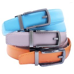 Belts Classical One Size Fit All Genuine Leather Men Belt With Alloy Buckle Cow Hide Automatic Business Man