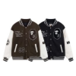 New A Bathing A APE men's Sweat varsity jacket bomber jacket thick