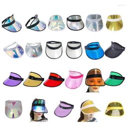 Ball Caps Unisex Adult Colourful Sun Hat Simple Outdoor Sports Visor Cap For Woman Teenagers Casual Transparent Sunproof