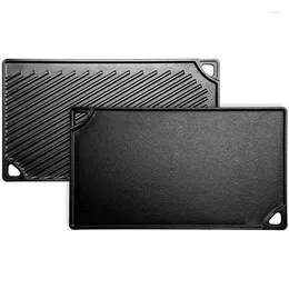 Pans Cast Iron Both Sides Of The Horizontal Pattern Can Be Used As Pan Strips/flat Barbecue Plates Kitchen Cooking Tools