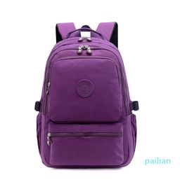 Designer-School Bags Female Backpack Large Crossbody Shoulder Travel Daypack Waterproof Bag for Girls