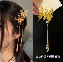 Hair Accessories Creative Butterfly Clip Will Move The Fringe Female Spring Headdress Girl Small Gift